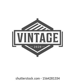 Label logo vintage style minimalist design for product food and drink, cafe restaurant modern classic, brand identity design.