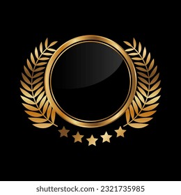 Label loop background for inserting your text, elegant design. vector illustration
