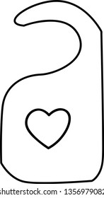label love flat icon