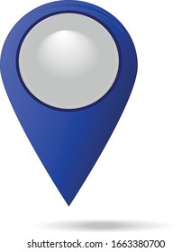 Label for map. Icon designation of location.