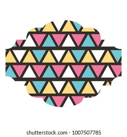 label memphis geometric figures abstract design