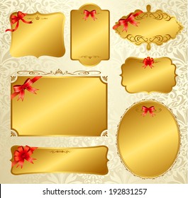 Label message card ribbon