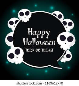 Label name Special Halloween Day with horror Background