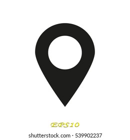 label navigation, icon, vector illustration EPS 10