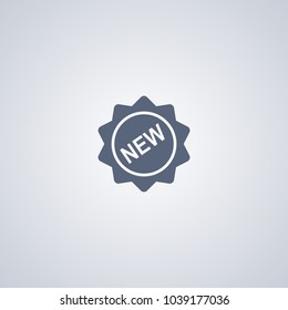 Label new icon, vector best flat icon on white background , EPS 10