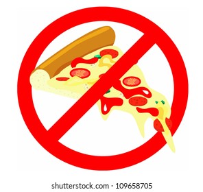 label - no pizzeria