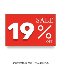 Label number, price reduction, red

discount red circle label, sticker, tag, sign and icon banner business concept .