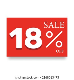 Label number, price reduction, red

discount red circle label, sticker, tag, sign and icon banner business concept .