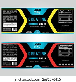 Rótulo para Suplemento Nutricional V5