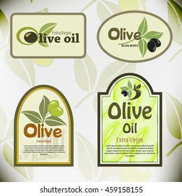 Label for olive oil 
