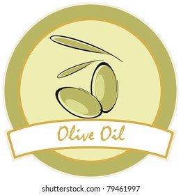 label / olive oil