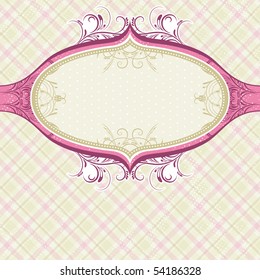  label on beige grunge background,  vector illustration