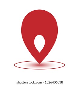 the label on the map icon