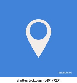 the label on the map icon