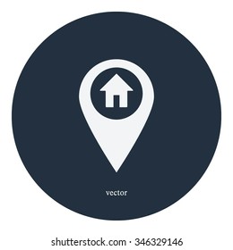the label on the map icon
