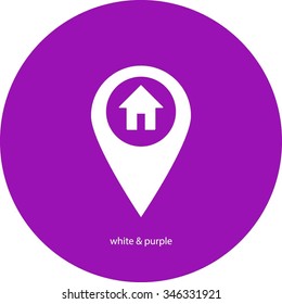 the label on the map icon