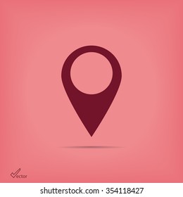 the label on the map icon