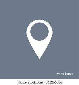 the label on the map icon