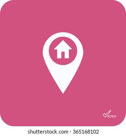 the label on the map icon