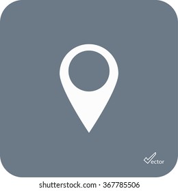 the label on the map icon
