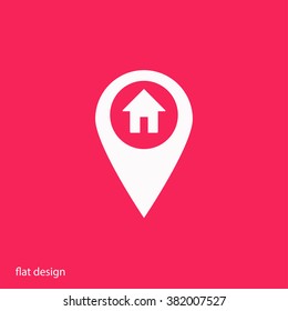 the label on the map icon