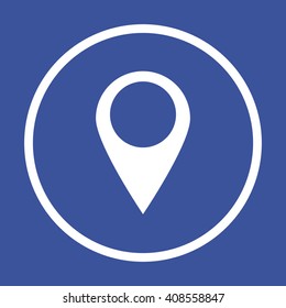 the label on the map icon