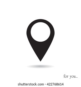 the label on the map icon