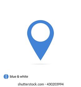 the label on the map icon