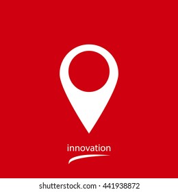 the label on the map icon