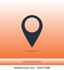 the label on the map icon