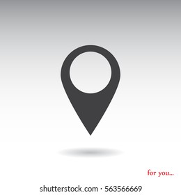 the label on the map icon