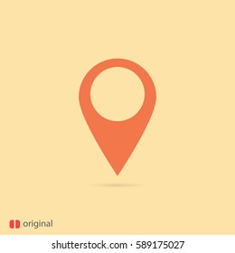 the label on the map icon