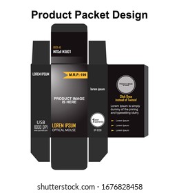 Label on packaging container with luxury box design template and mock up box. illustration vector, package design templates. layout design, product template design