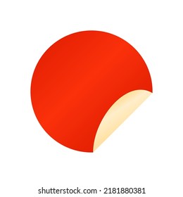 label paper design with various red shapes. sticker paper