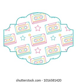 label pattern cassette tape recorder