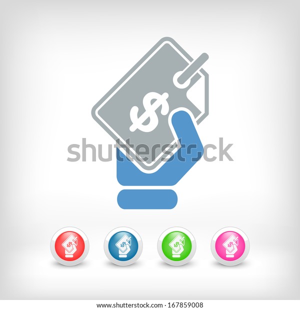 Label Price Stock Vector (Royalty Free) 167859008