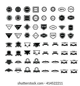 Label and Price 64 Design vector