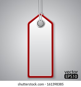 label or price tag