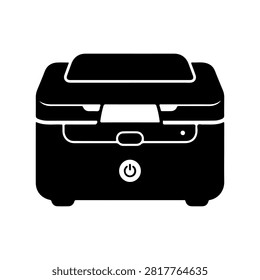 Label Printer Office Equipment Vector Icon