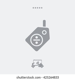 Label promo offer icon