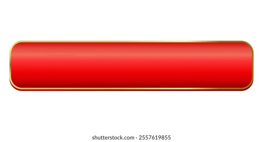 Label Red Ribbon Button tag banner - sticker sale badge promotion Vector illustration.