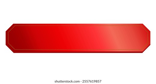 Label Red Ribbon Button tag banner - sticker sale badge promotion Vector illustration.