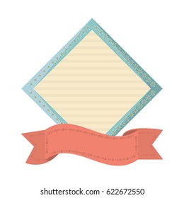 label ribbon decoration template