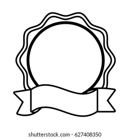 label ribbon decoration template outline