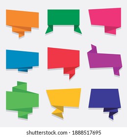 Label and ribbon isolated gray background, vector illustration
