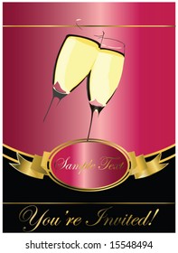 Label with Ribbon Vector