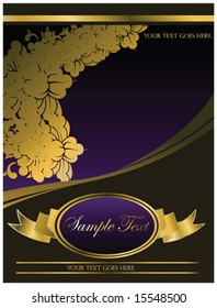 Label with Ribbon Vector