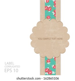 label rose corrugated cardboard
