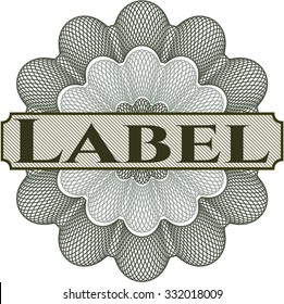 Label rosette