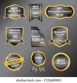 Label sale premium vector collection, various types of premium sale frame badge , perfect for your product label , vector illustration of EPS 10.